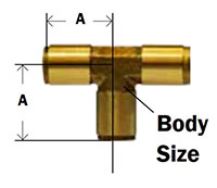 Push In Union Tee Diagram